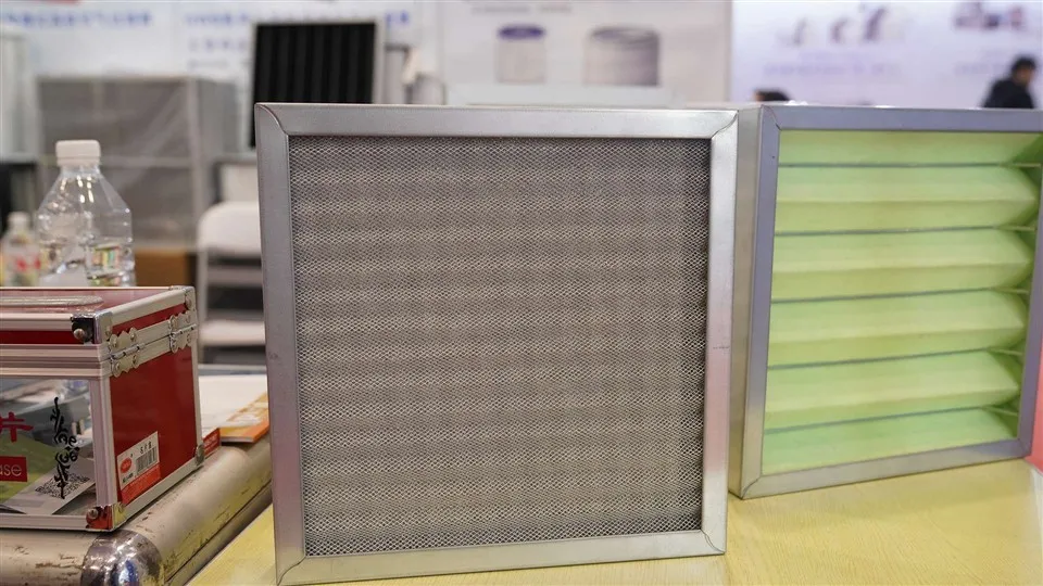 HVAC -filter Lågmotstånd Primär nylonnät tvättbart luftfilter