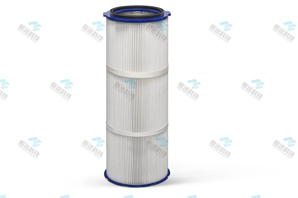 Industriell dammsamlare Tvättbar spunbond polyester luftfilterpatron