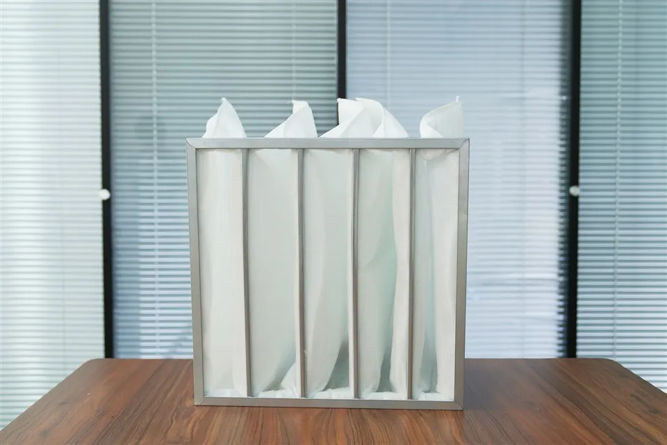 Medeleffektivt bomullsfickfilter för F5 F6 F7 F8 F9 Luftkonditionering Ny skick Primär väska filter