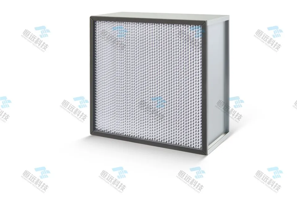 Membran HEPA-filter i renrummet och membran-HEPA-filter i operationsrummet