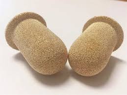 Kopparpulversintrad filterpatron